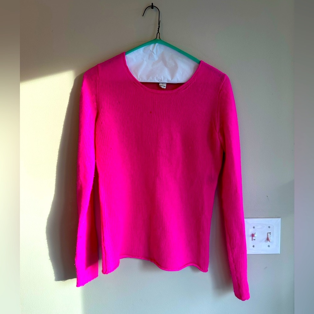 Hot Pink Cashmere Diane Von Furstenberg Sweater